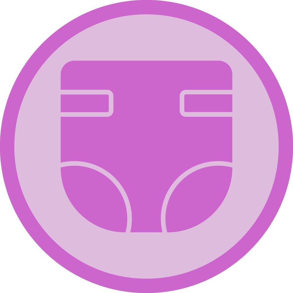 Diaper Changing Icon Design vector