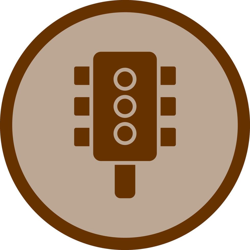 Traffic Light Icon Design vector