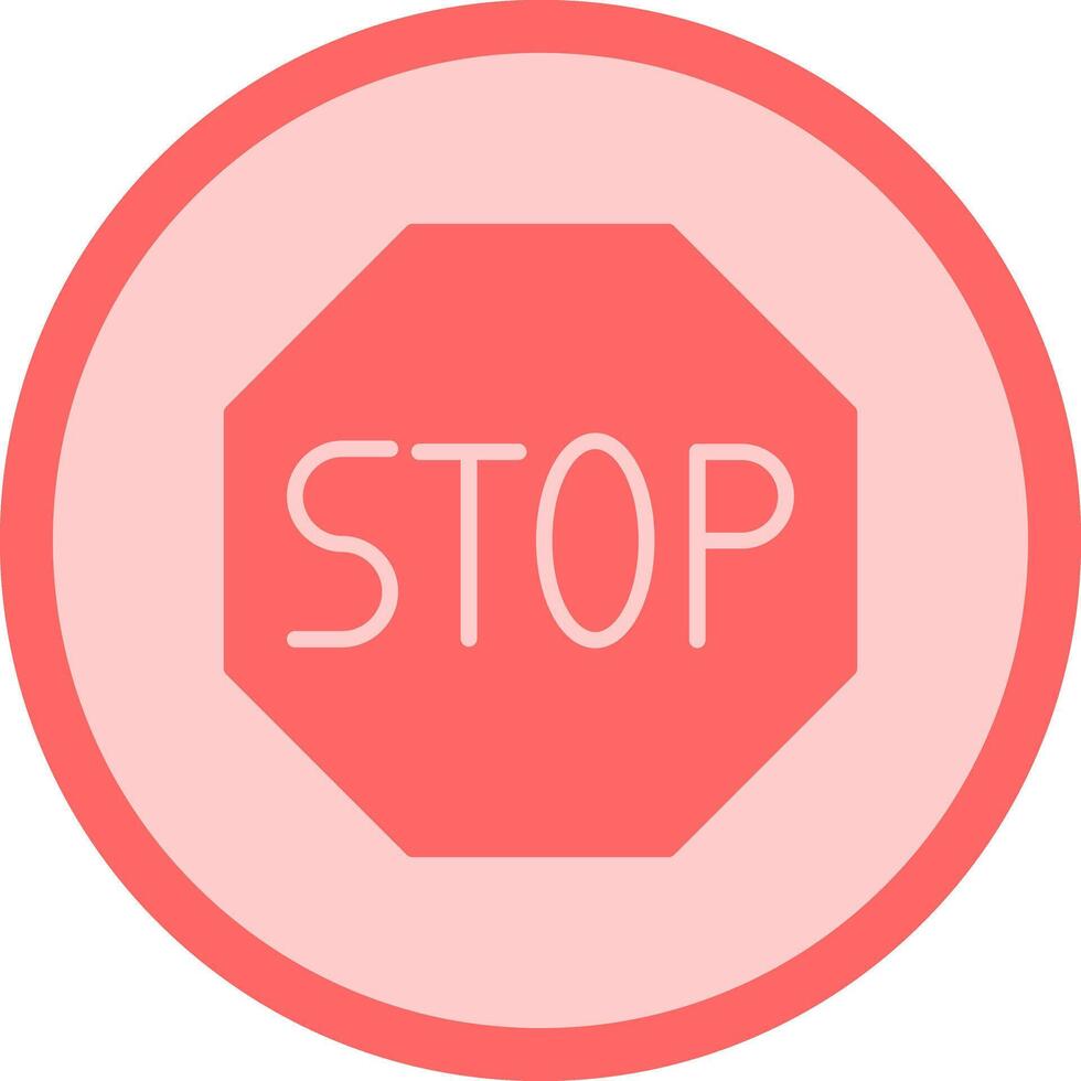 Stop Sign Icon Design vector