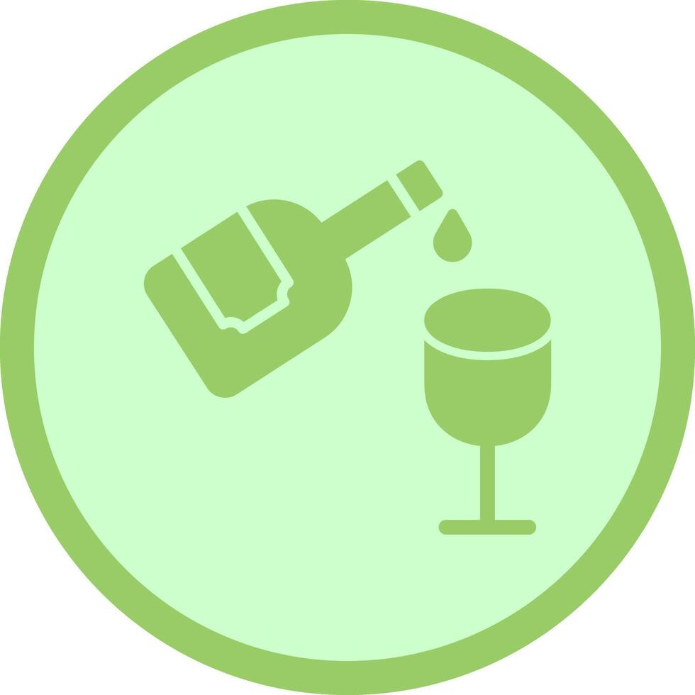 Wine Pouring Icon Design vector