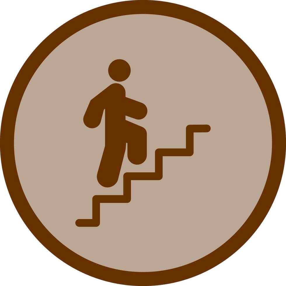 Career Ladder Icon Design vector