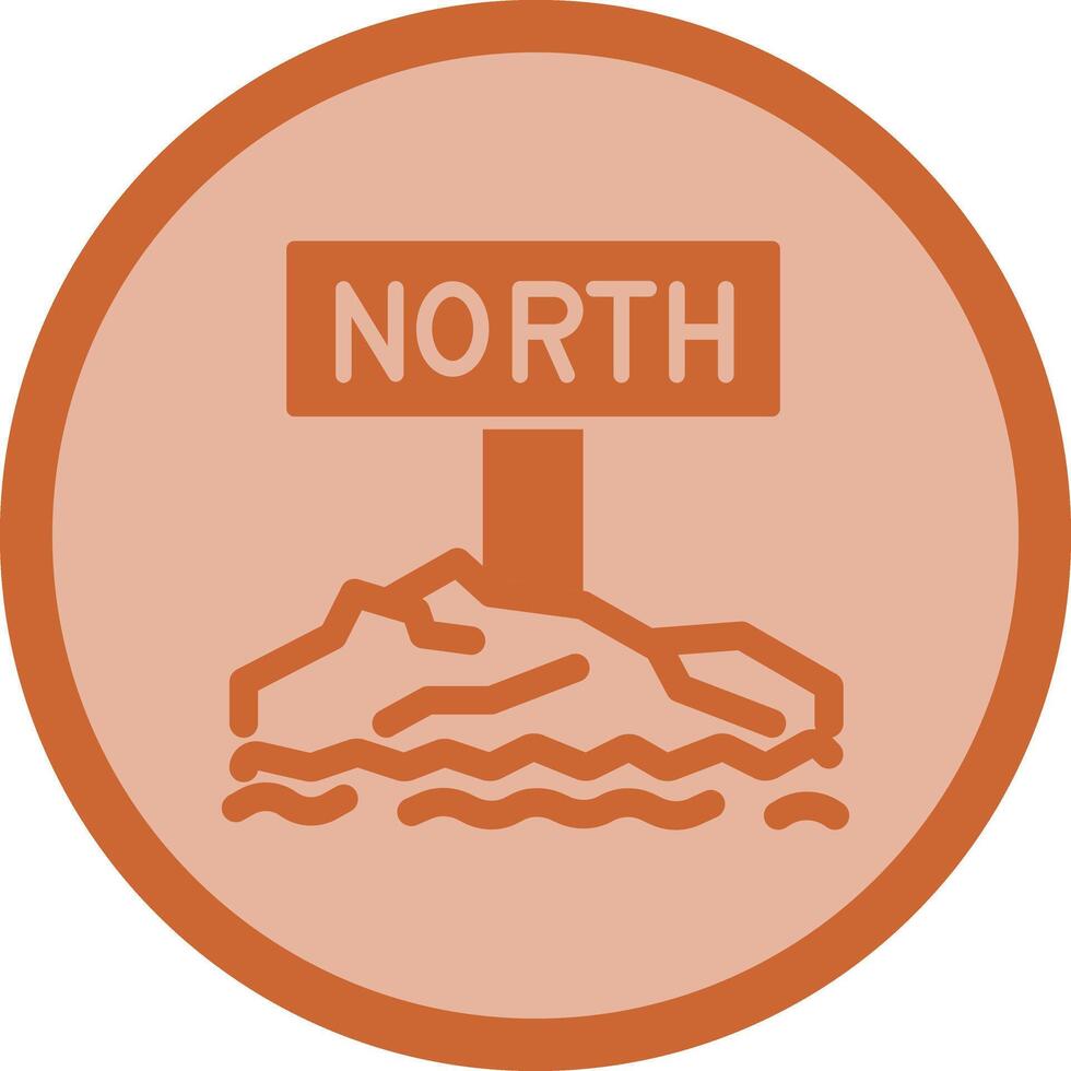 Northpole Icon Design vector