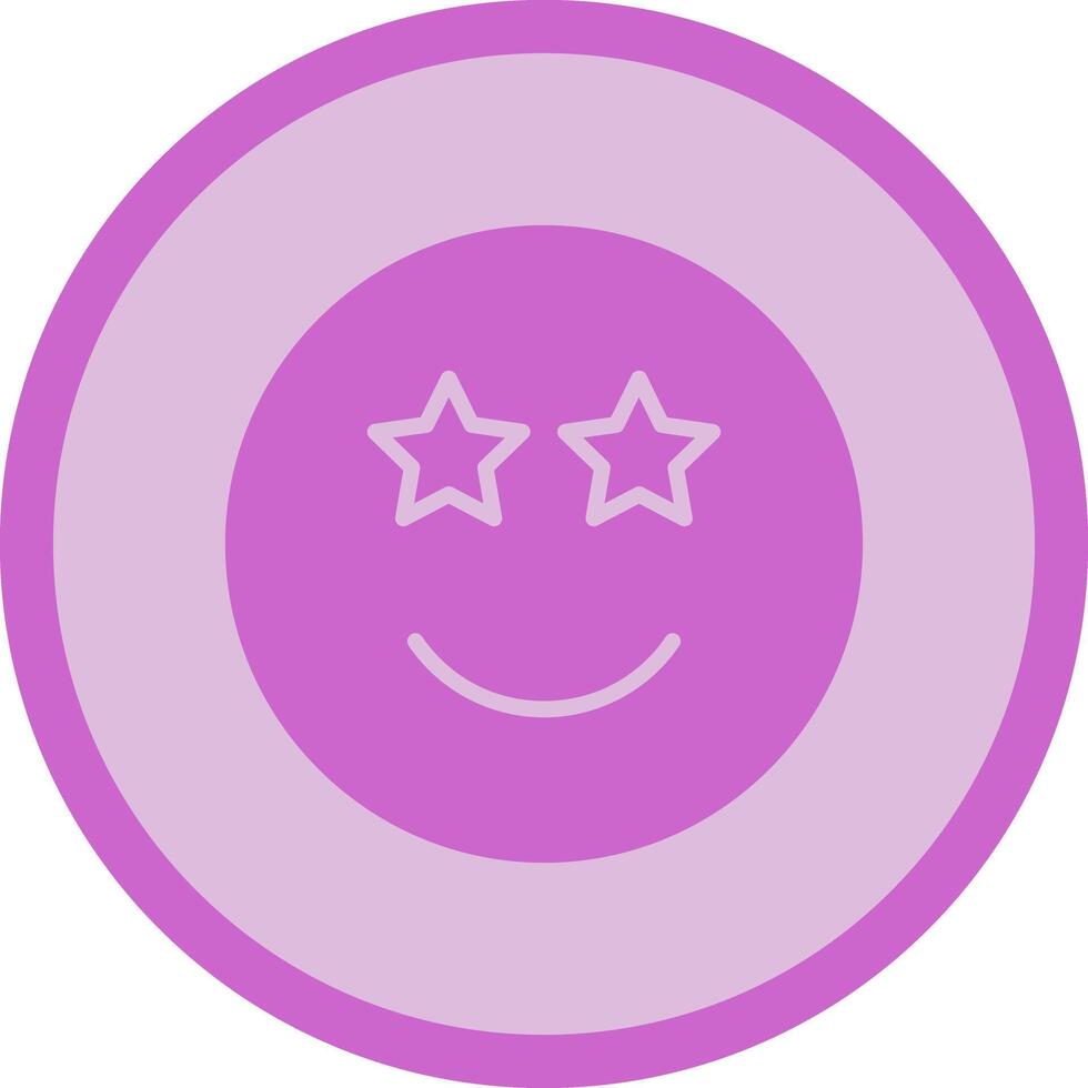 Star-Struck Icon Design vector