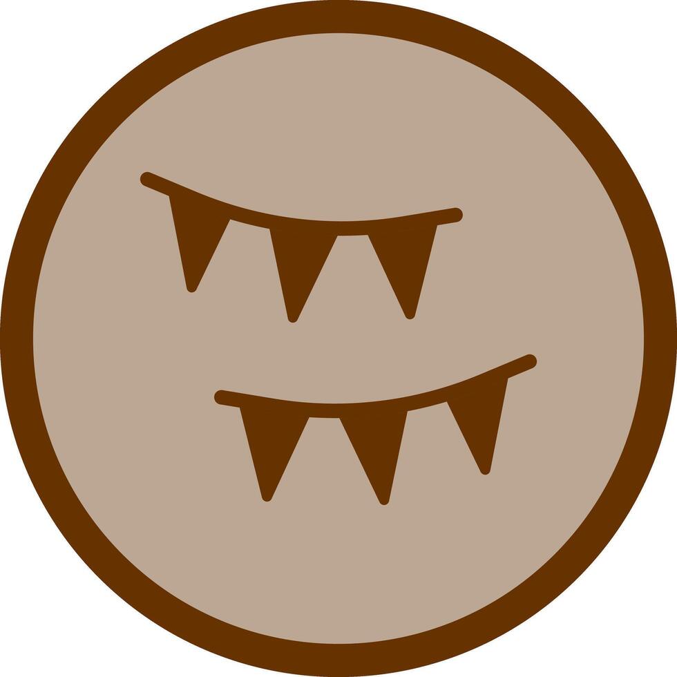 Streamers Icon Design vector