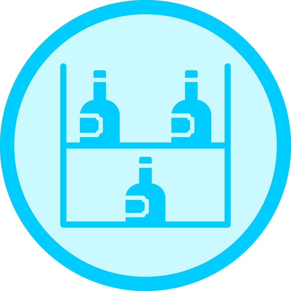 Wine Rack Icon Design vector