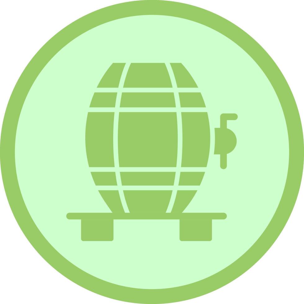 Wine Cask Icon Design vector