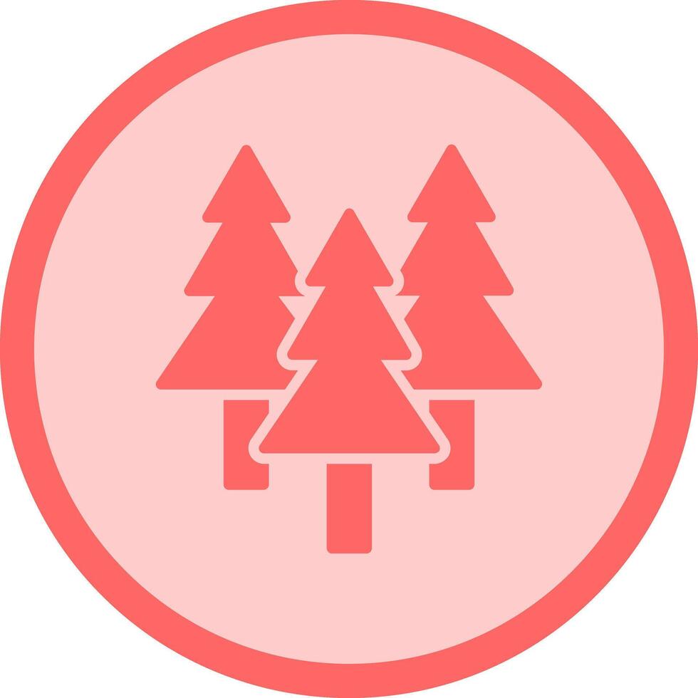 Evergreen Tree Icon Design vector