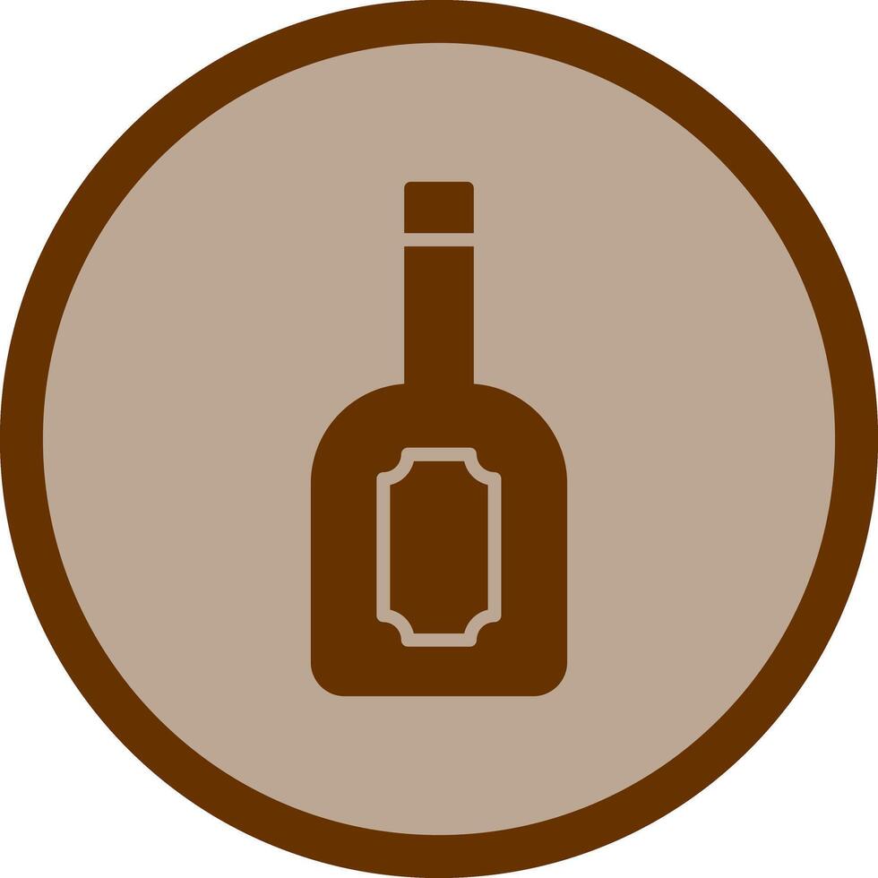 Wine Label Icon Design vector