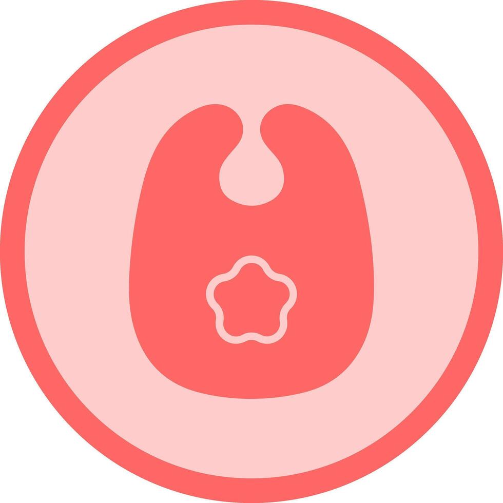 Cute Bibs Icon Design vector