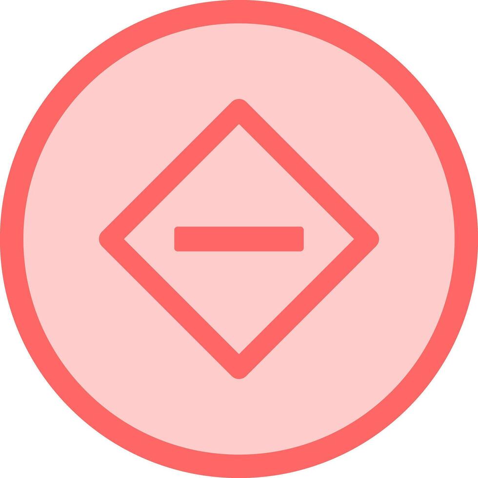 Minus Sign Icon Design vector