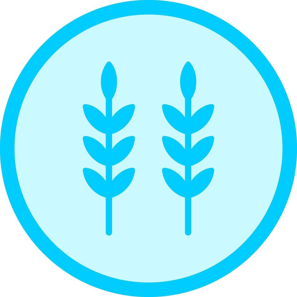 Sheaf of Rice Icon Design vector