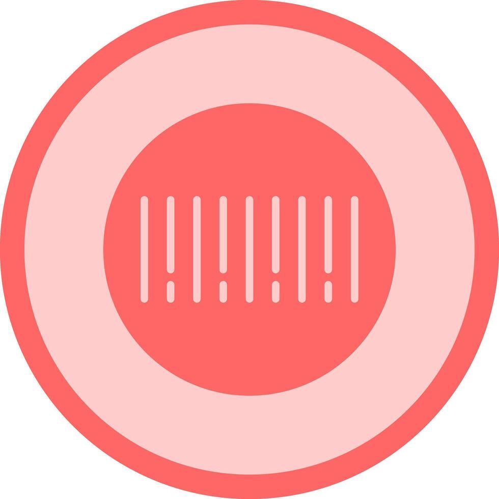 Barcode Sticker Icon Design vector