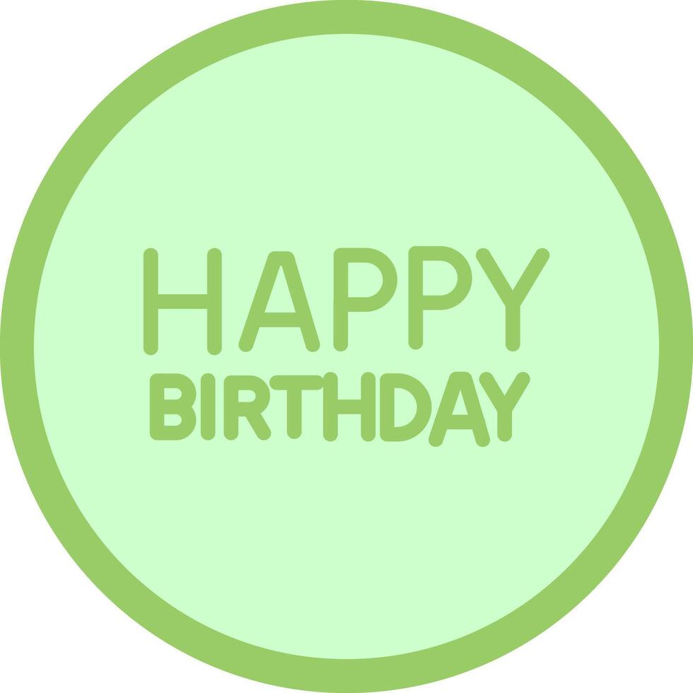 Happy Birthday Sign Icon Design vector
