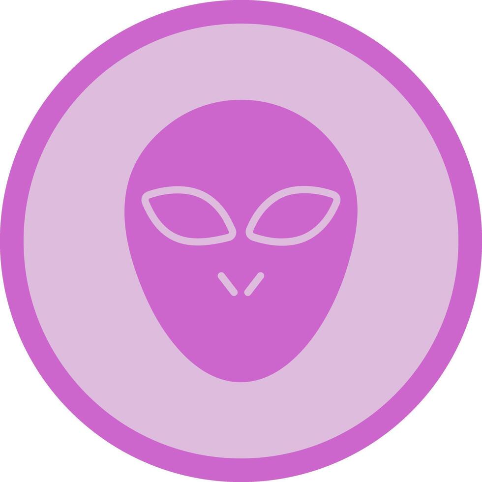 Alien Icon Design vector