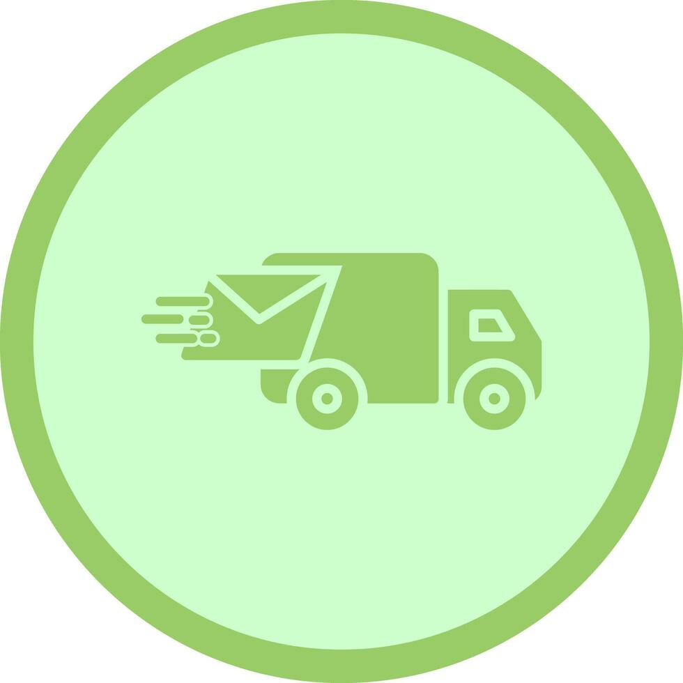 Mail Truck Icon Design vector