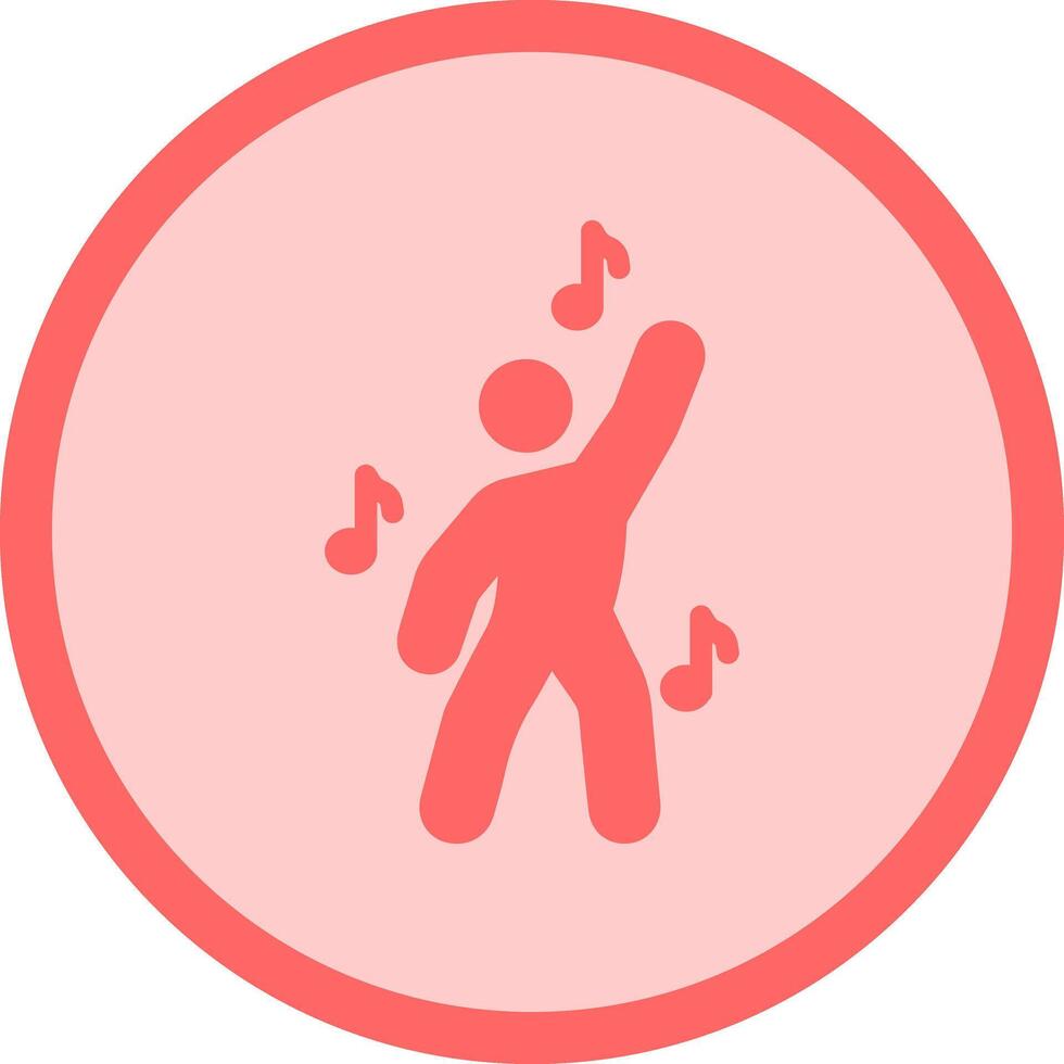 Music and Dance Icon Design vector