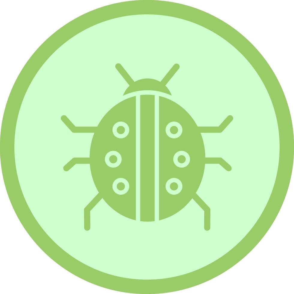 Lady Beetle Icon Design vector