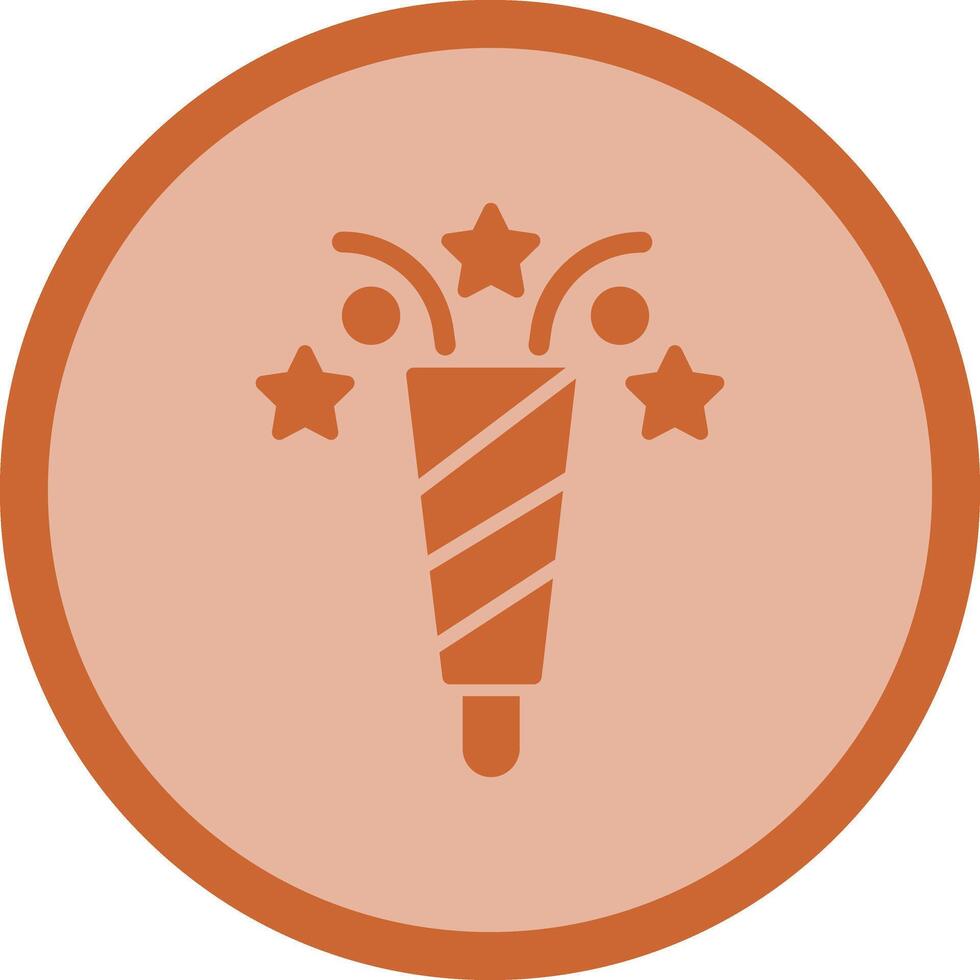 Popper Icon Design vector