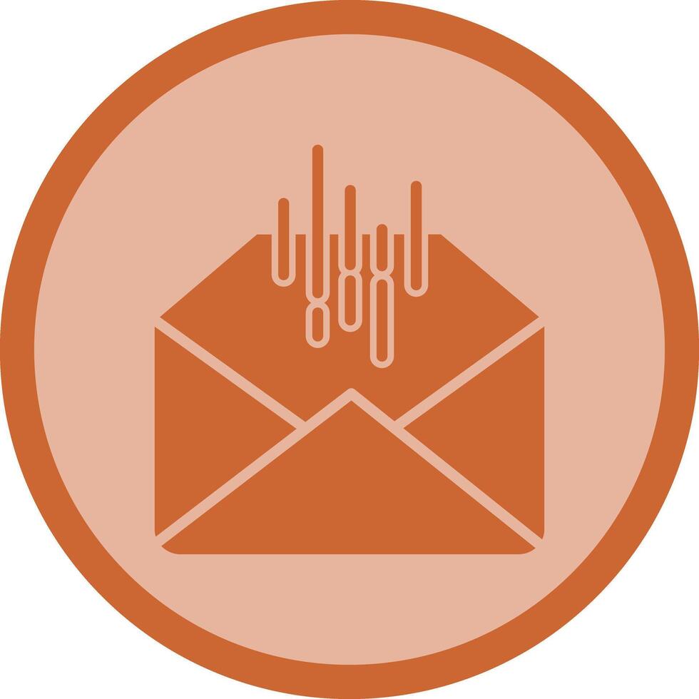 Mail Sorting Icon Design vector