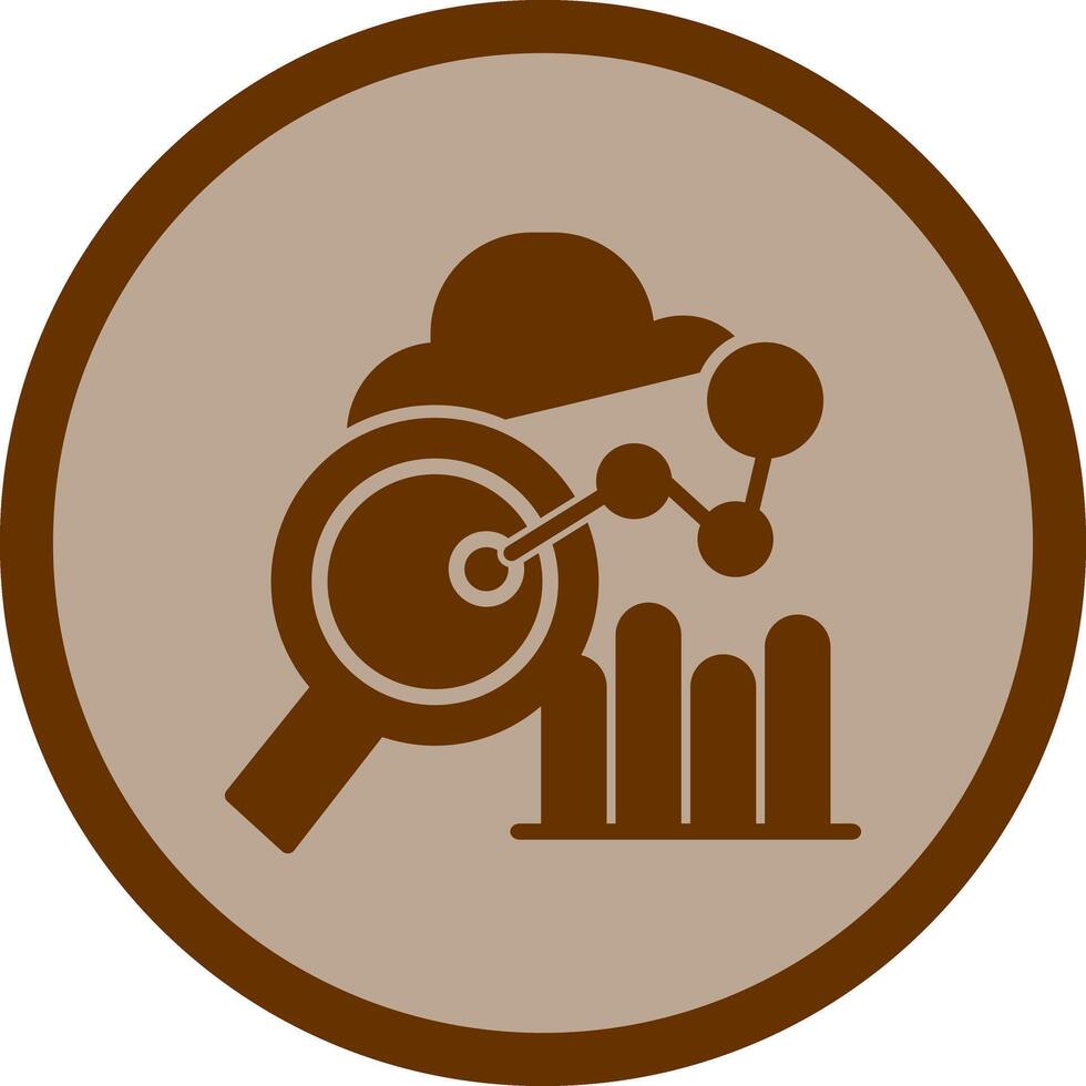 Workforce Analytics Icon Design vector