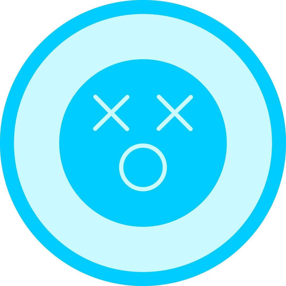 Dizzy Face Icon Design vector