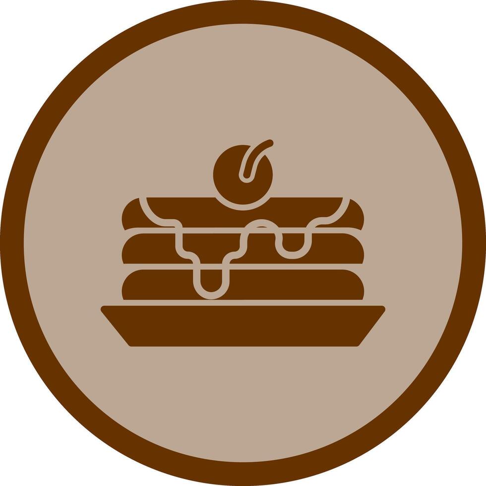 Pancakes Icon Design vector