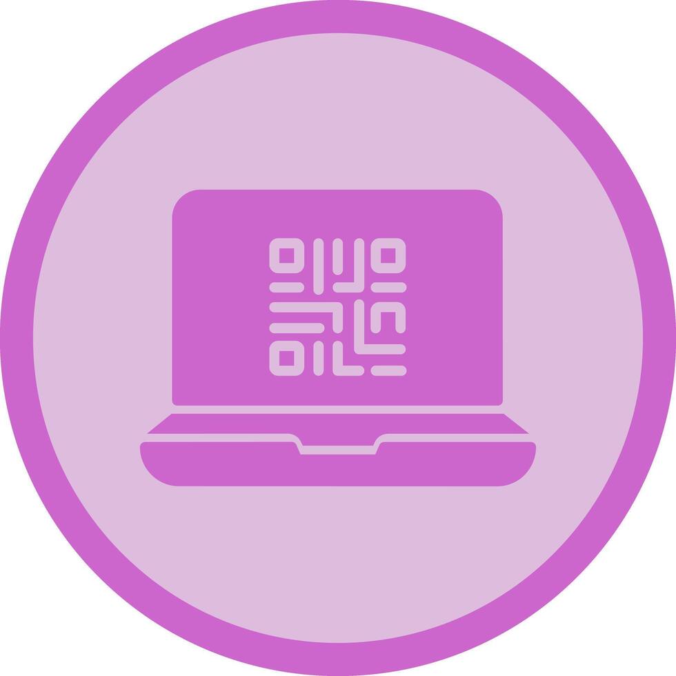 QR Code Scanner App Icon Design vector