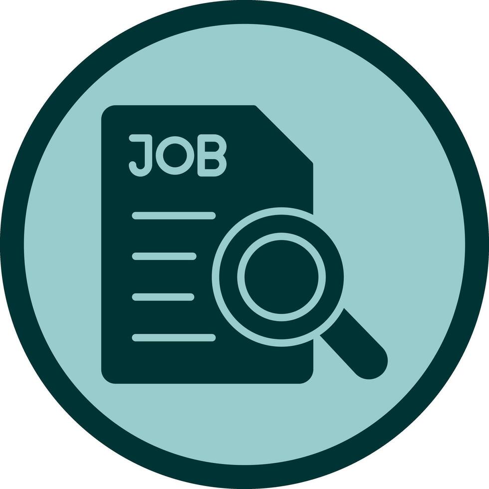 Job Search Icon Design vector