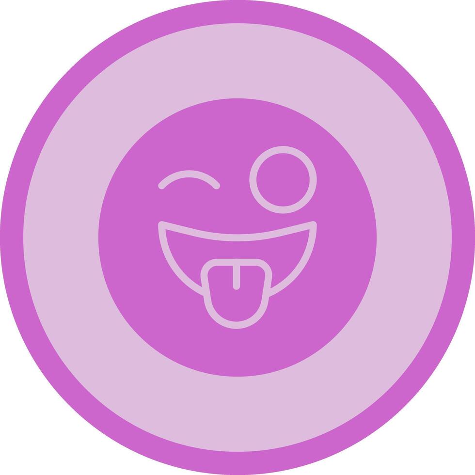 Zany Face Icon Design vector