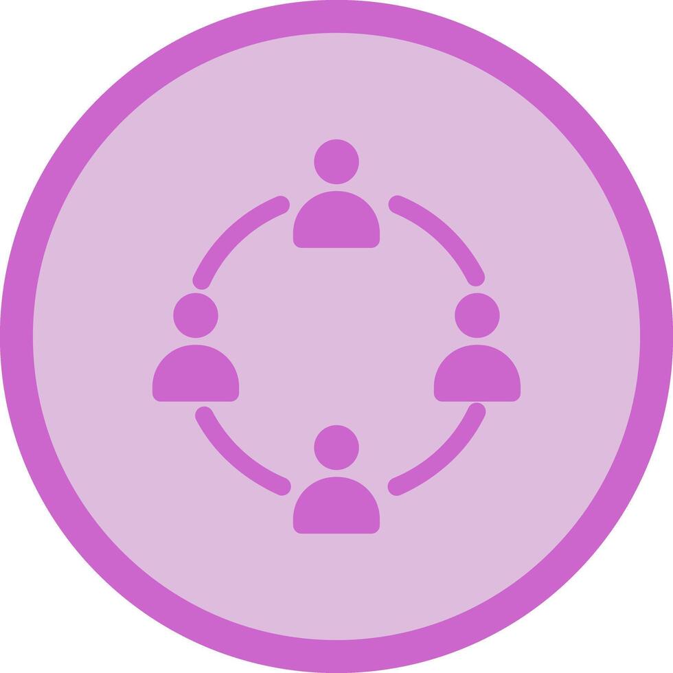 Supportive Community Icon Design vector