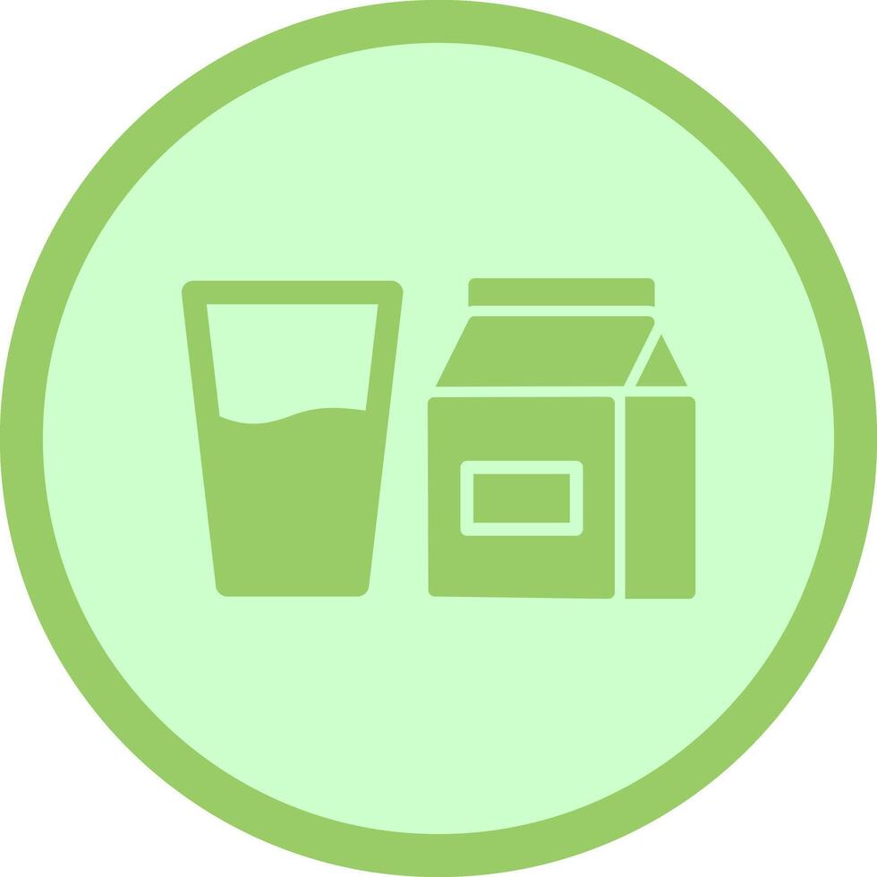 Glass of Milk Icon Design vector