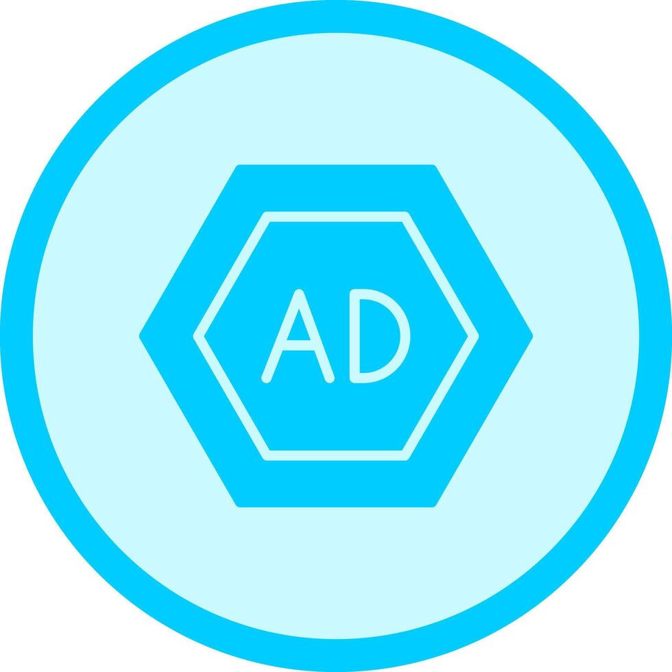 Ad Blocker Icon Design vector
