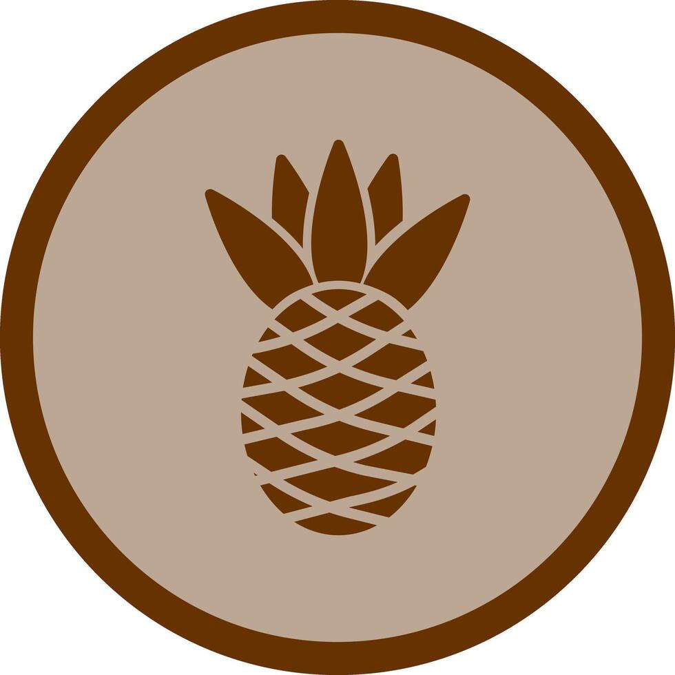 Pineapple Icon Design vector