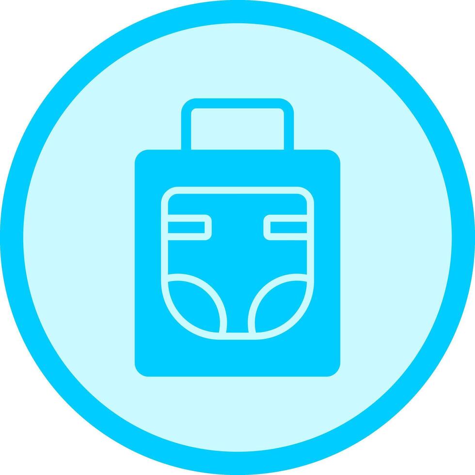 Diaper Bag Icon Design vector