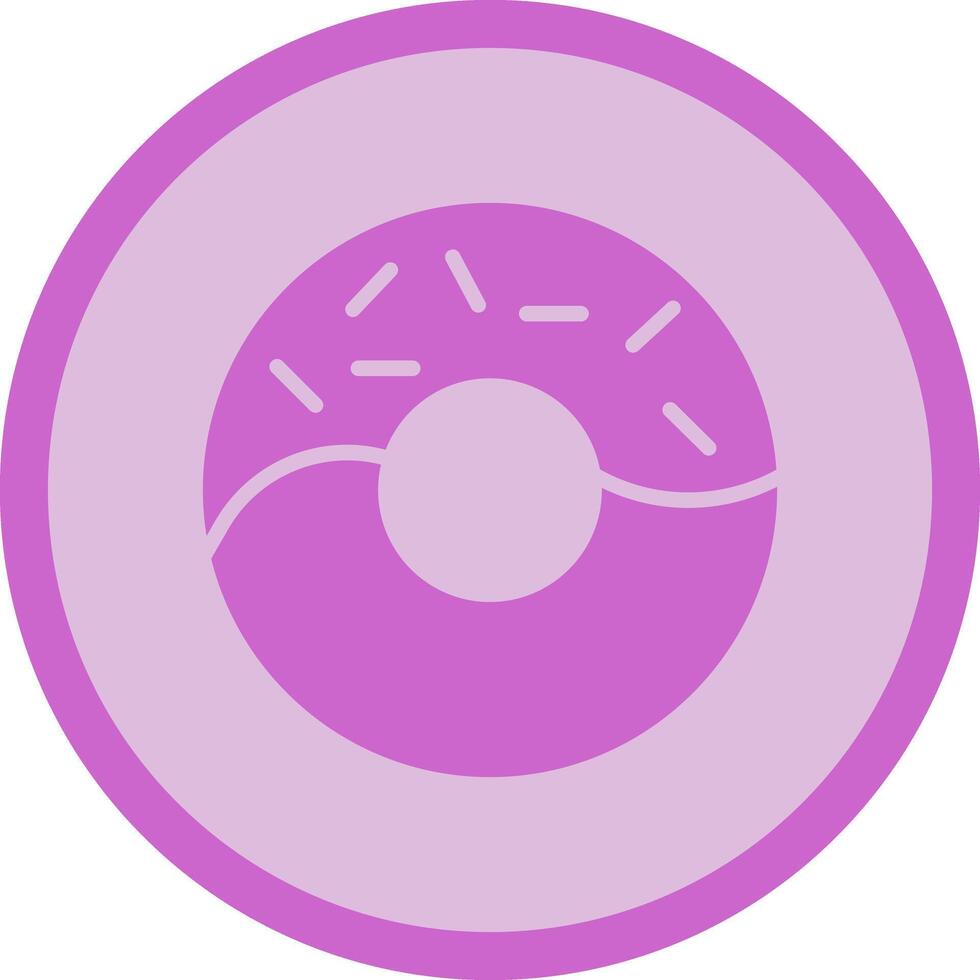 Doughnut Icon Design vector