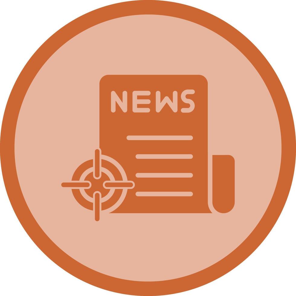 News Scoop Icon Design vector