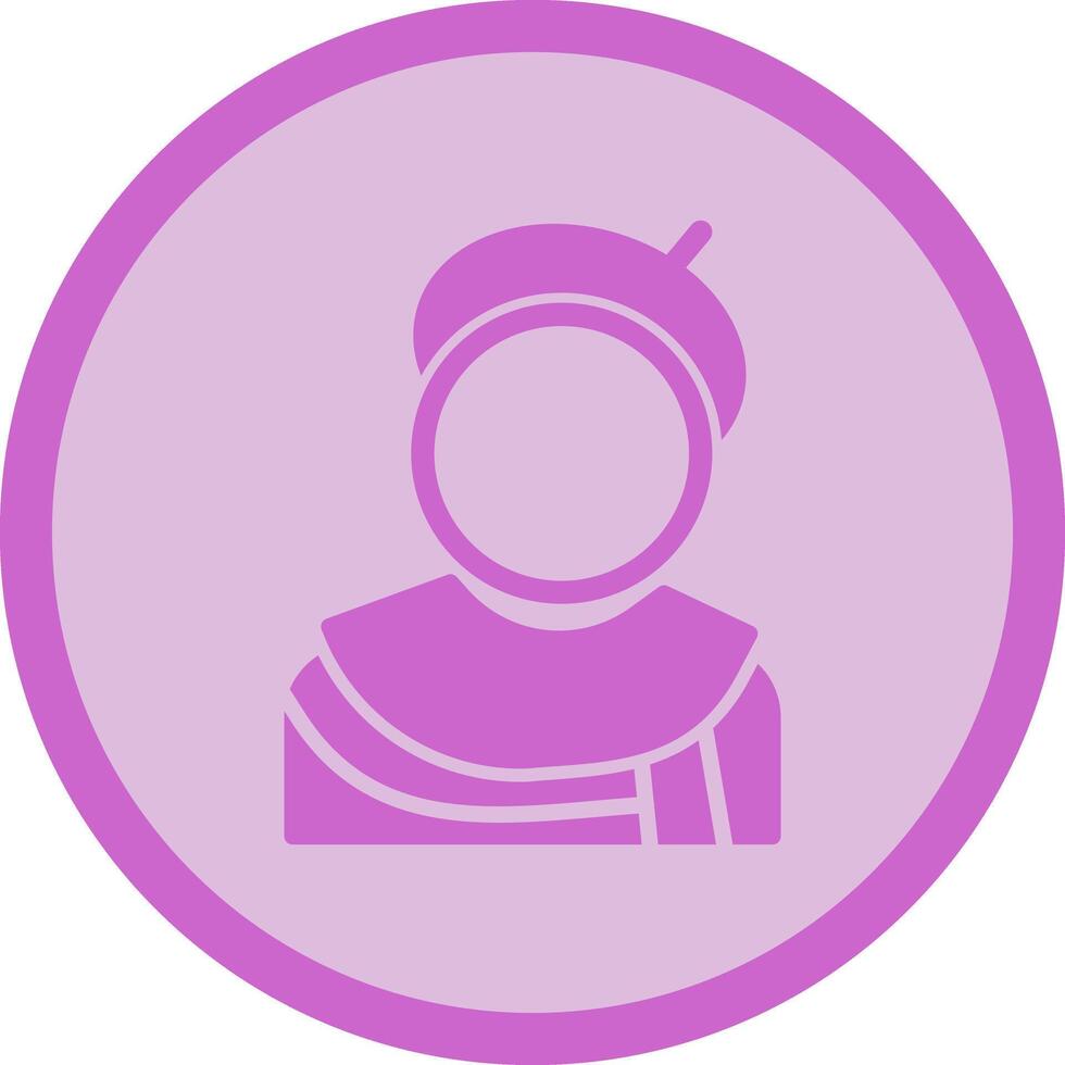 Caricature Artist Icon Design vector