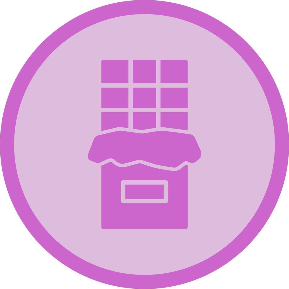 Chocolate Bar Icon Design vector