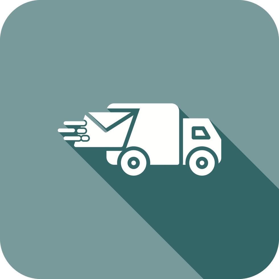 Mail Truck Icon Design vector