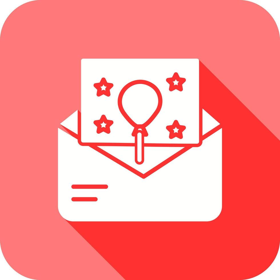 Party Invitation Icon Design vector