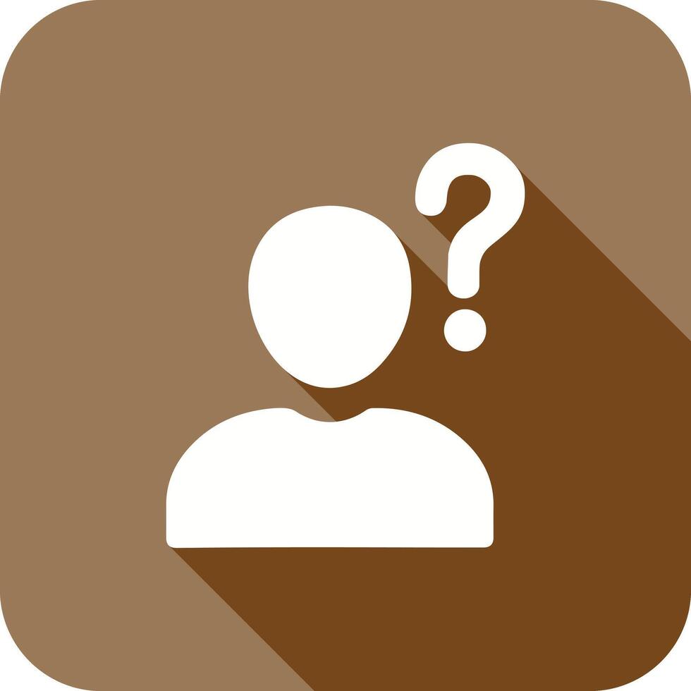 Confused Person Icon Design vector