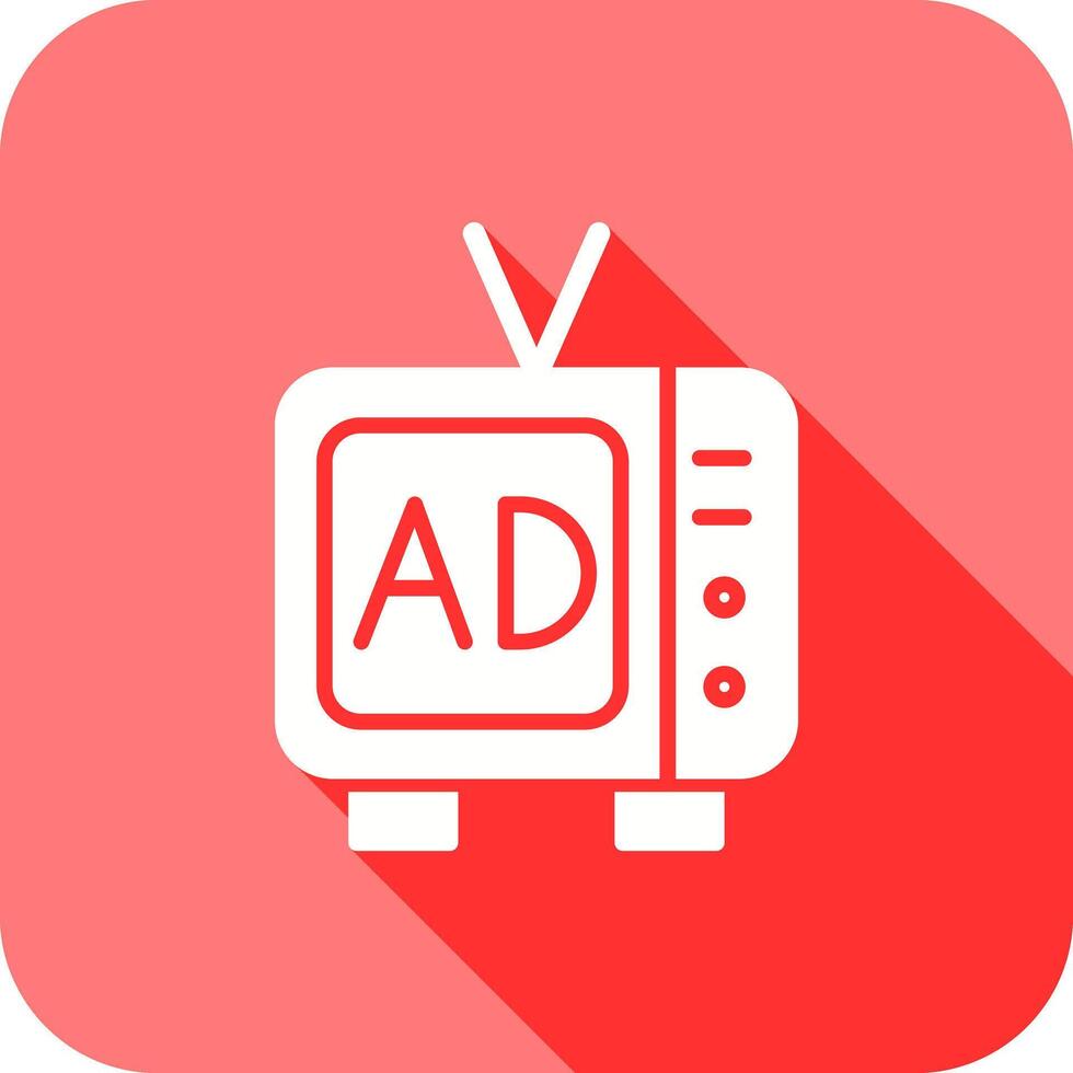 TV Commercial Icon Design vector