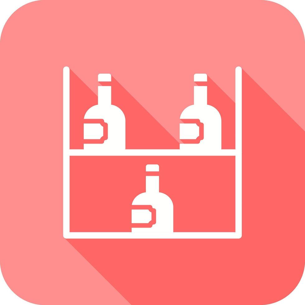 Wine Rack Icon Design vector