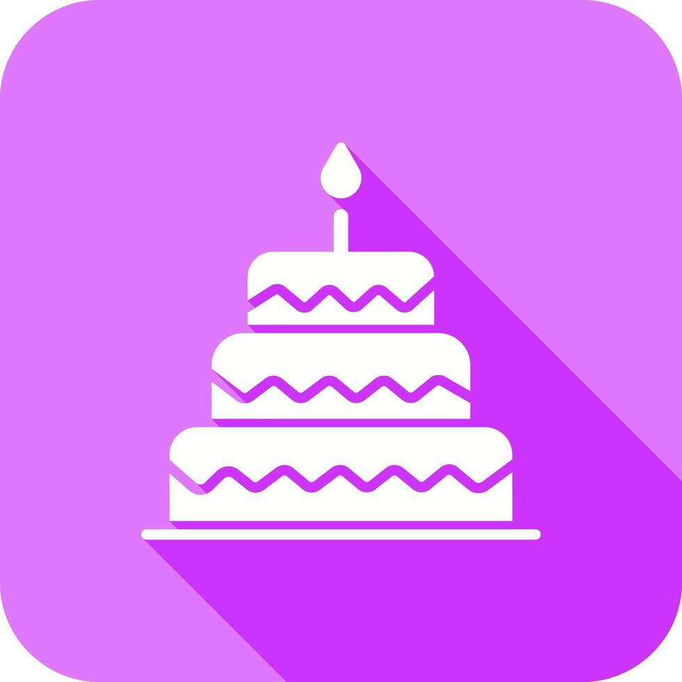 Cake Topper Icon Design vector