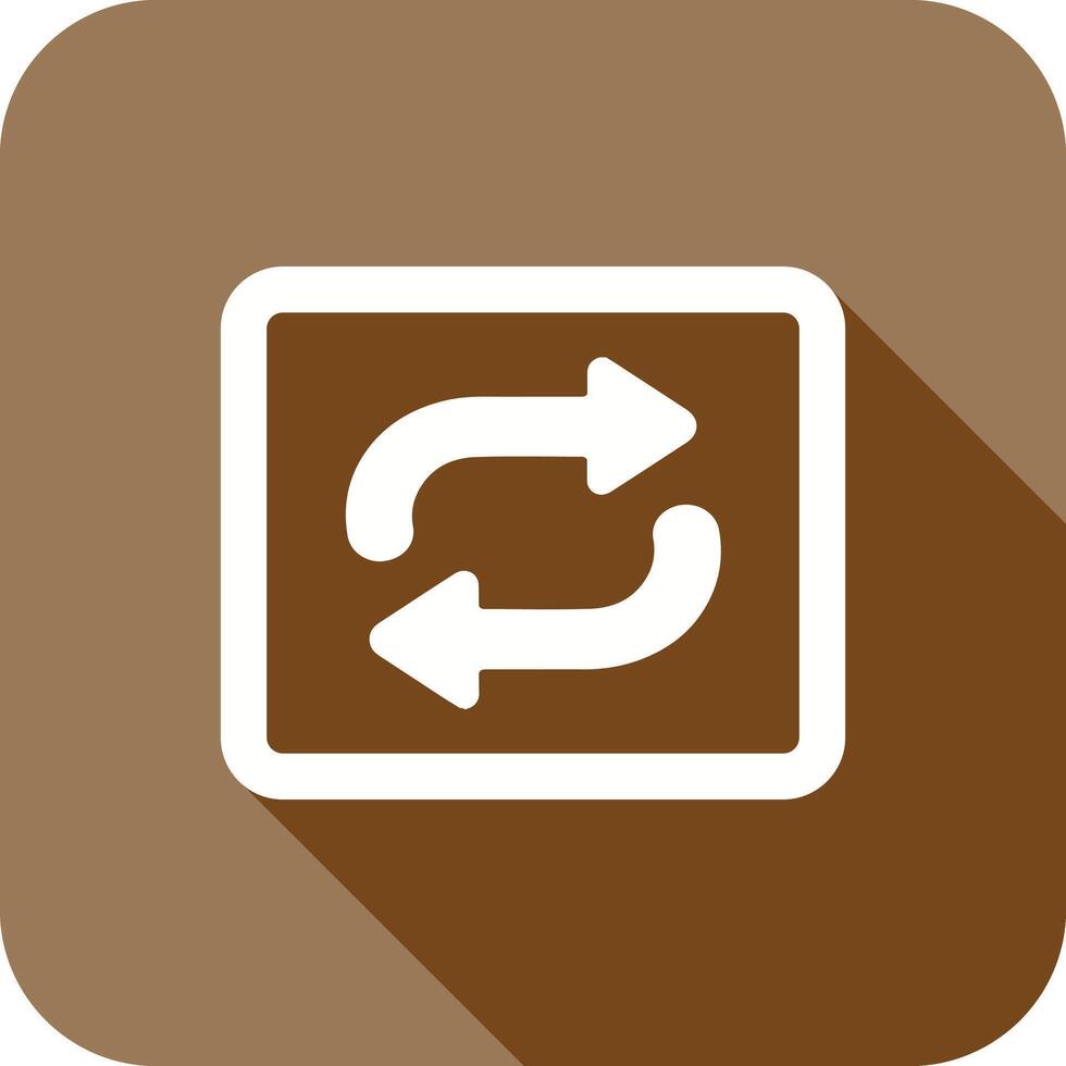 Repeat Button Icon Design vector