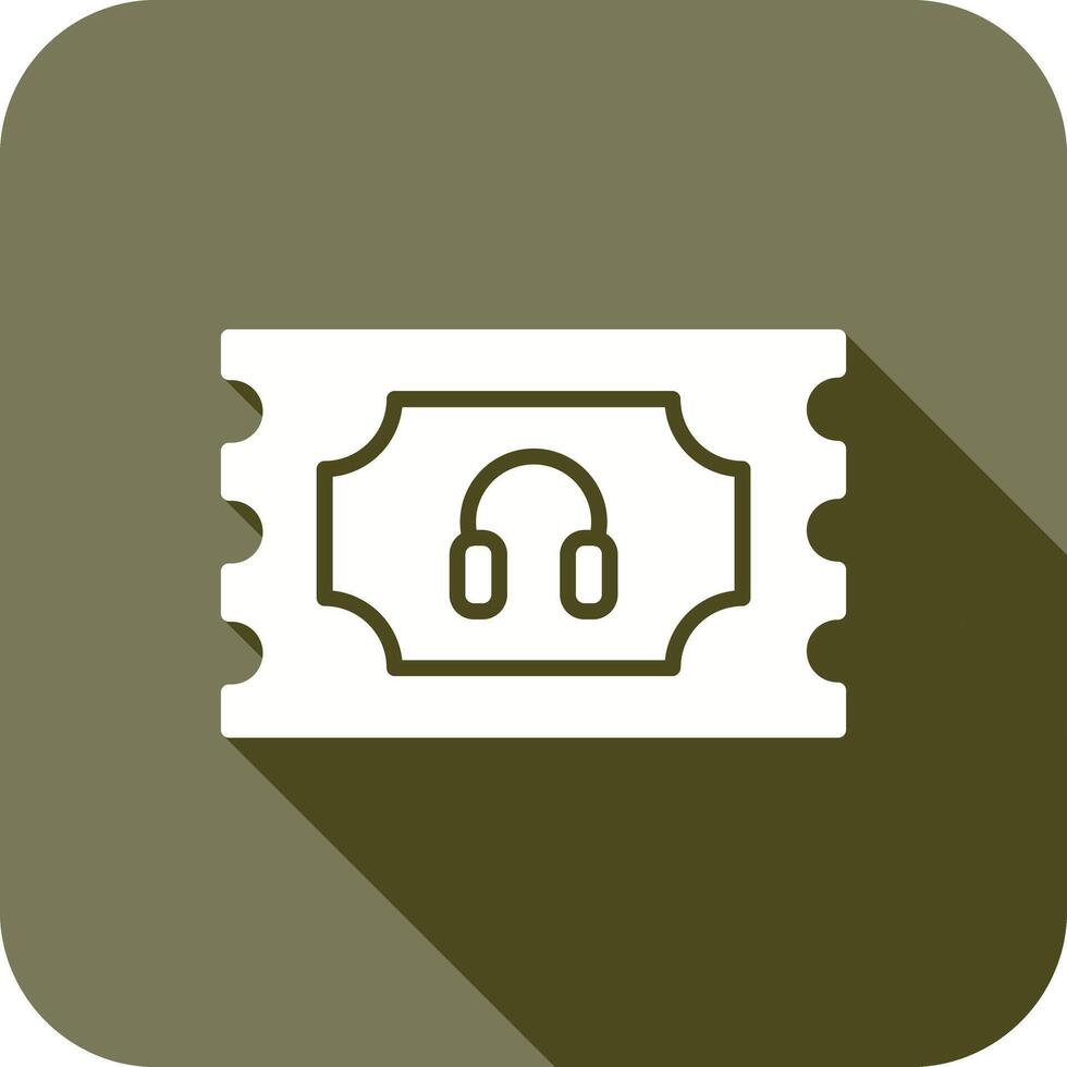 Support Ticket Icon Design vector