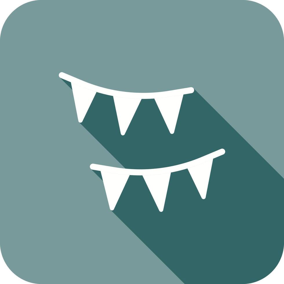 Streamers Icon Design vector