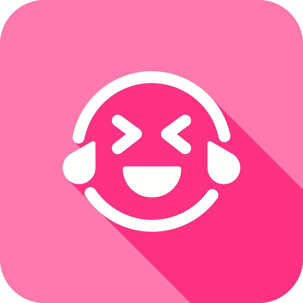 Face with Tears of Joy Icon Design vector