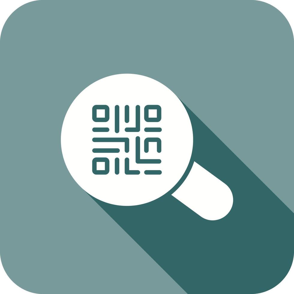 QR Code App Icon Design vector