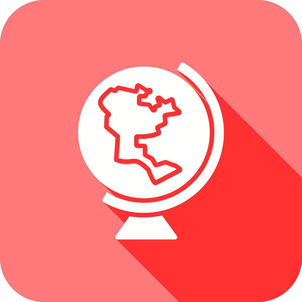 Earth Globe Americas Icon Design vector